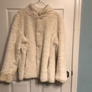 Reversible suede jacket